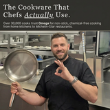 Titanium Hammered Deep Pan