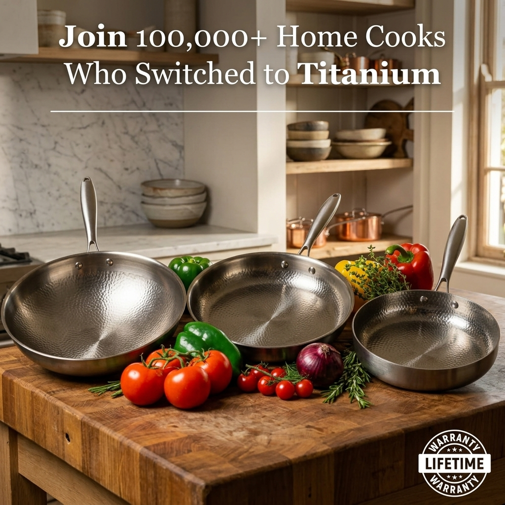 Titanium Pro Hammered Pan