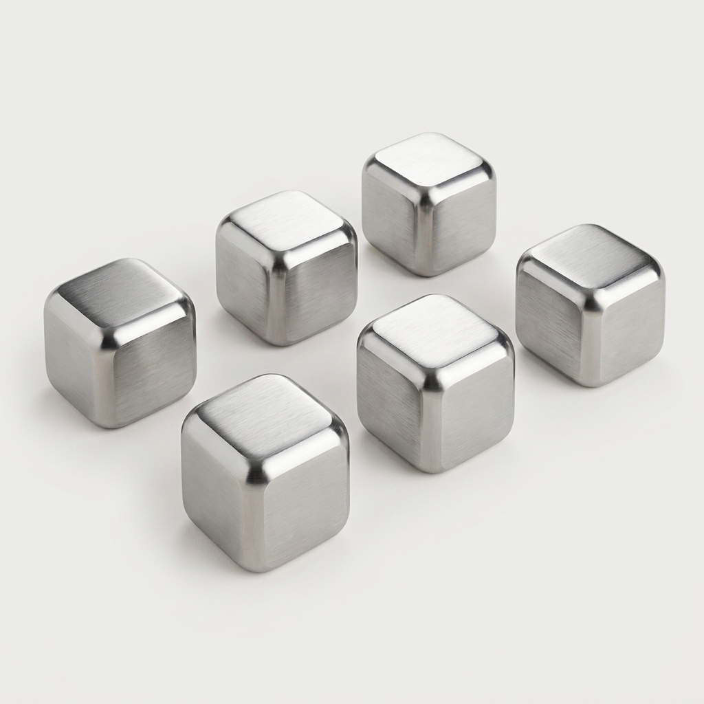 Pure Titanium Ice Cubes