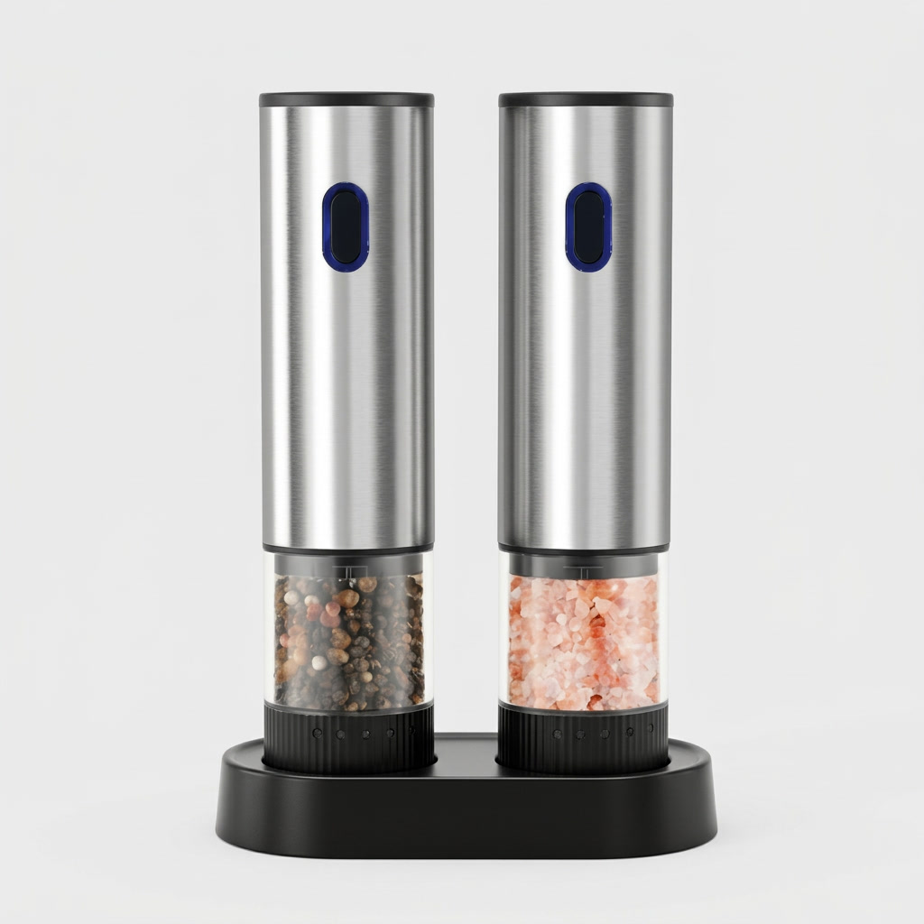 Electric Salt & Pepper Mill Set