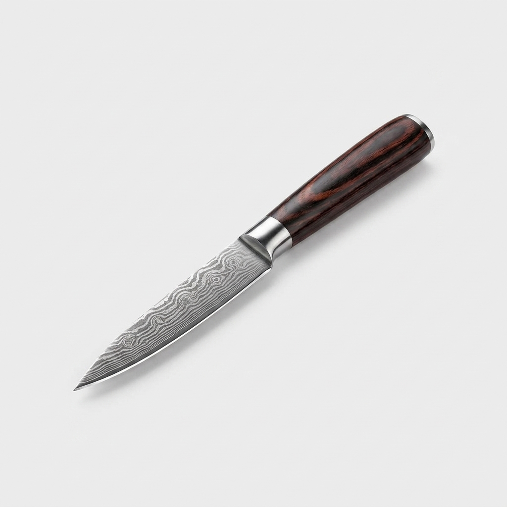 OMEGA Ripple Series – Damascus Paring Knife (3.5")