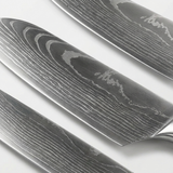 OMEGA Ripple Series – 7-Piece Damascus Knife Set