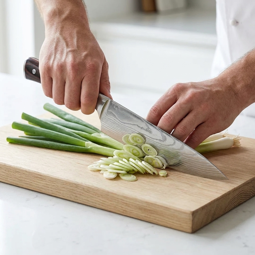 OMEGA Ripple Series – Damascus Chef's Knife (8")